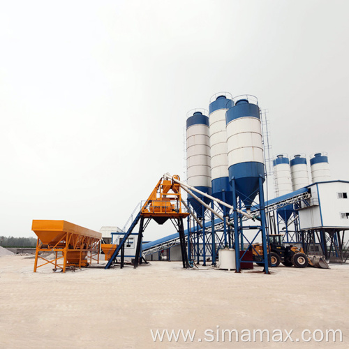 Top quality HZS75 Concrete Batching Plant low price